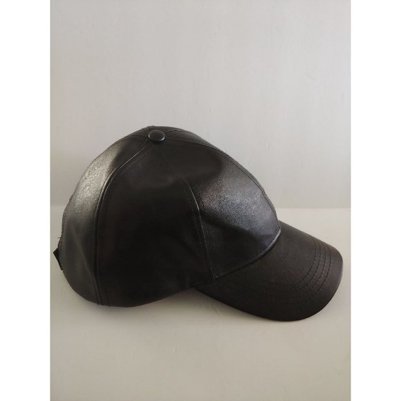 Woman's Hat Black Baseball Cap Pre-Owned Adjustable Strap - Picture 2 of 12